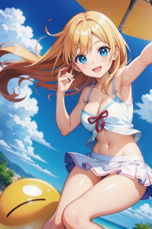 お目めクリクリの女の子、謎の球体と自撮りするの巻📸