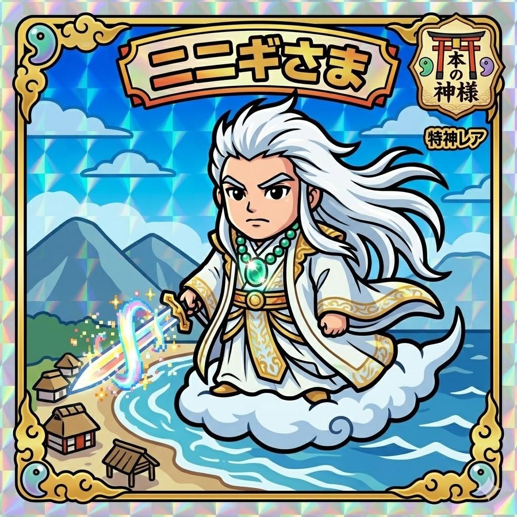 日本の神様シール