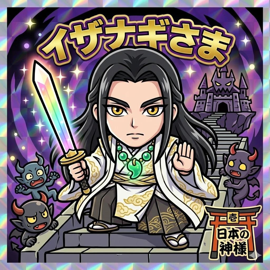 日本の神様シール