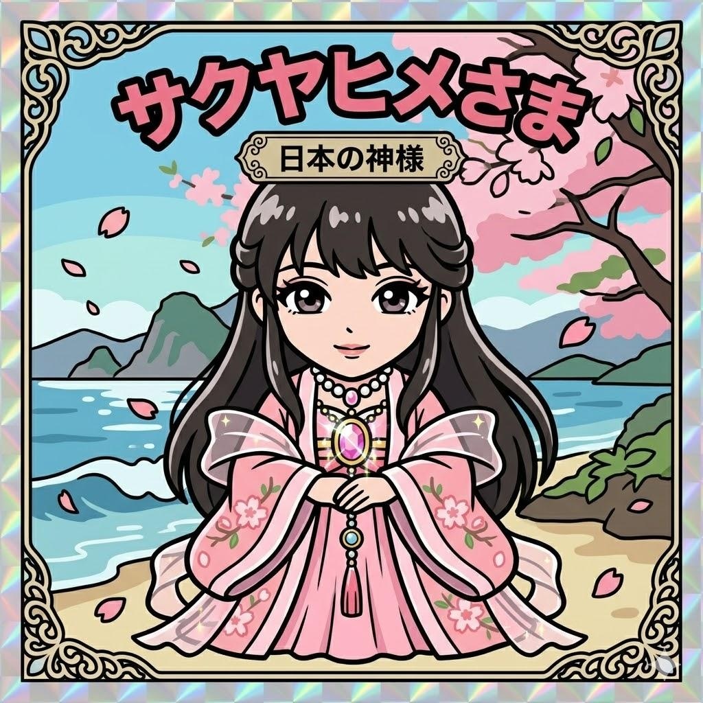 日本の神様シール