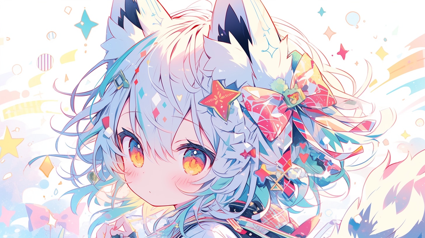 星屑を集めるキツネ少女の夢 | の人気AIイラスト・グラビア