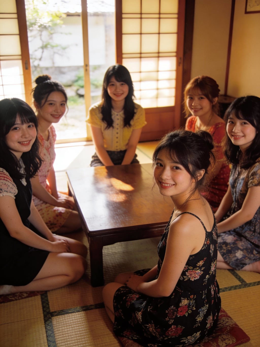 実家にいる知らん美女