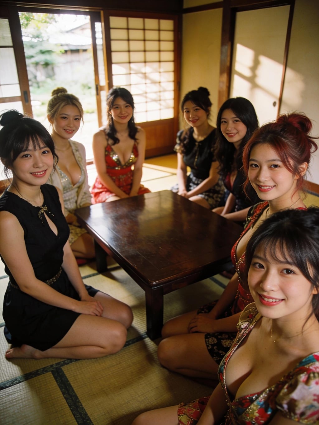 実家にいる知らん美女