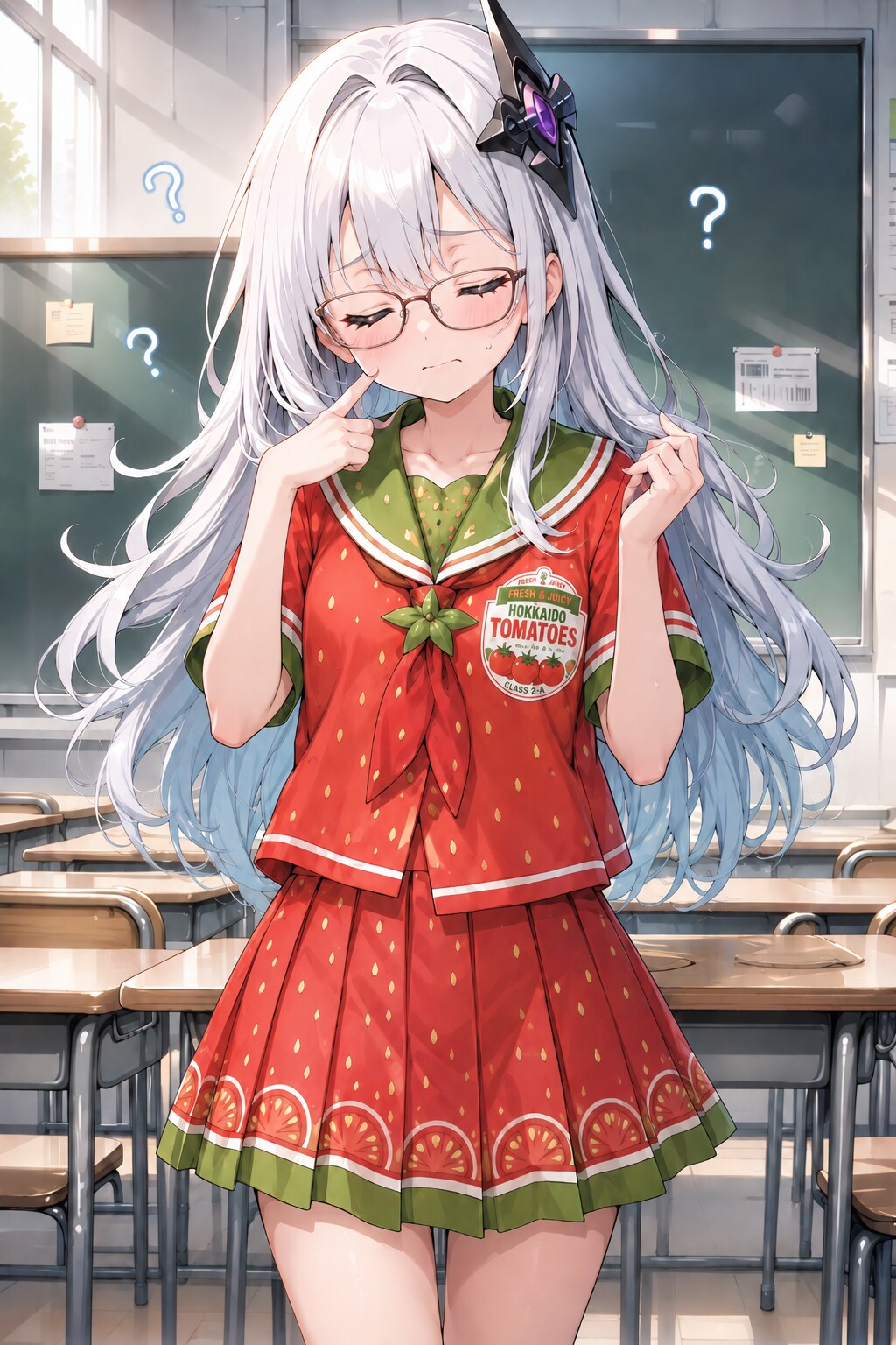 ダサい制服３選～野菜ヶ丘学園～ | の人気AIイラスト・グラビア