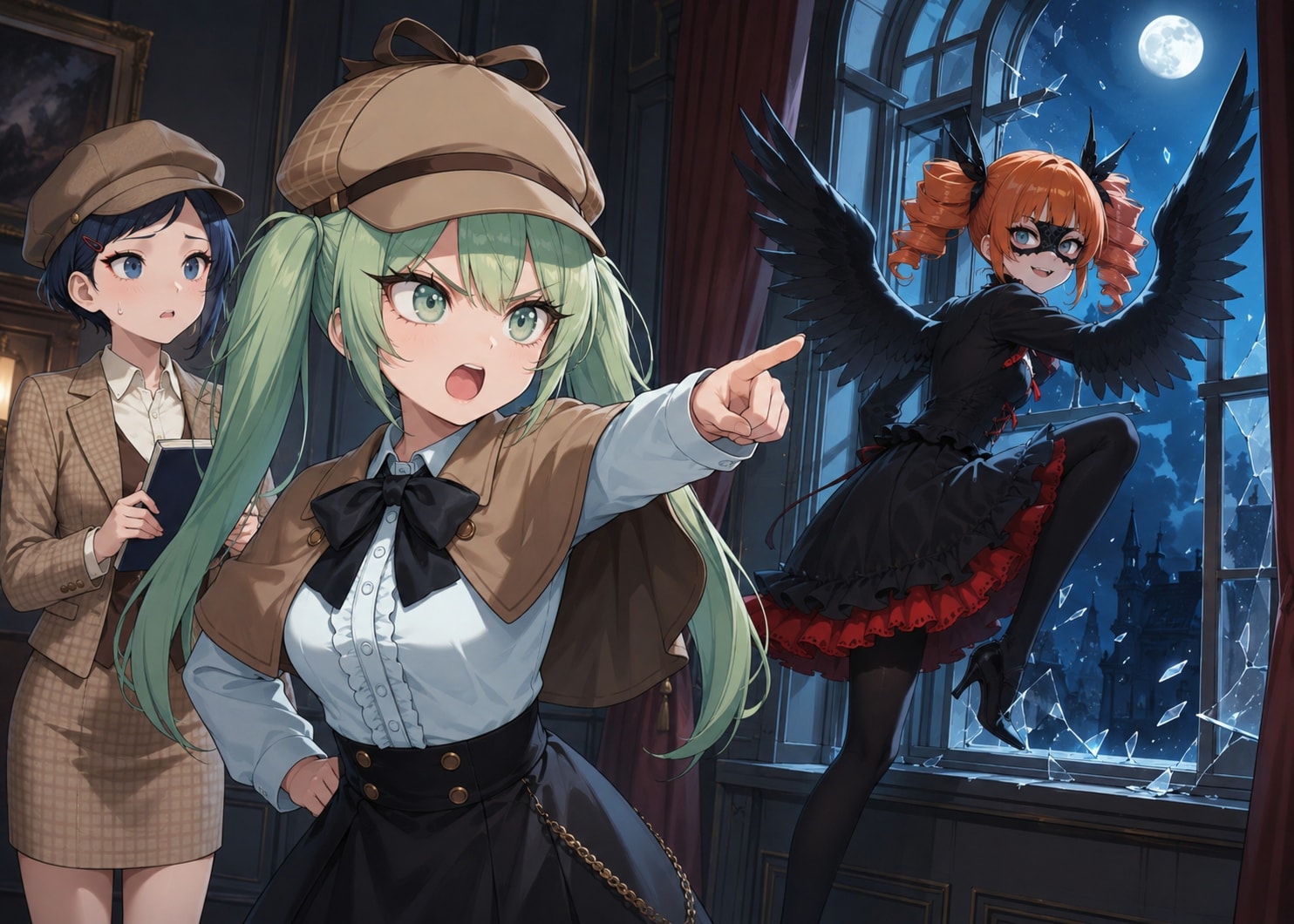 ツインテール探偵🔎 | の人気AIイラスト・グラビア