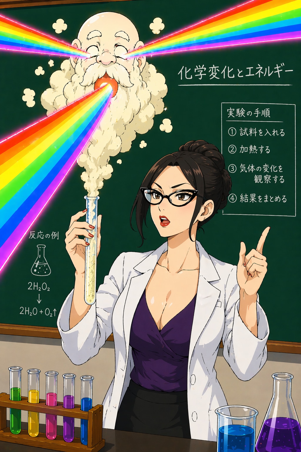 これが化学じゃ。