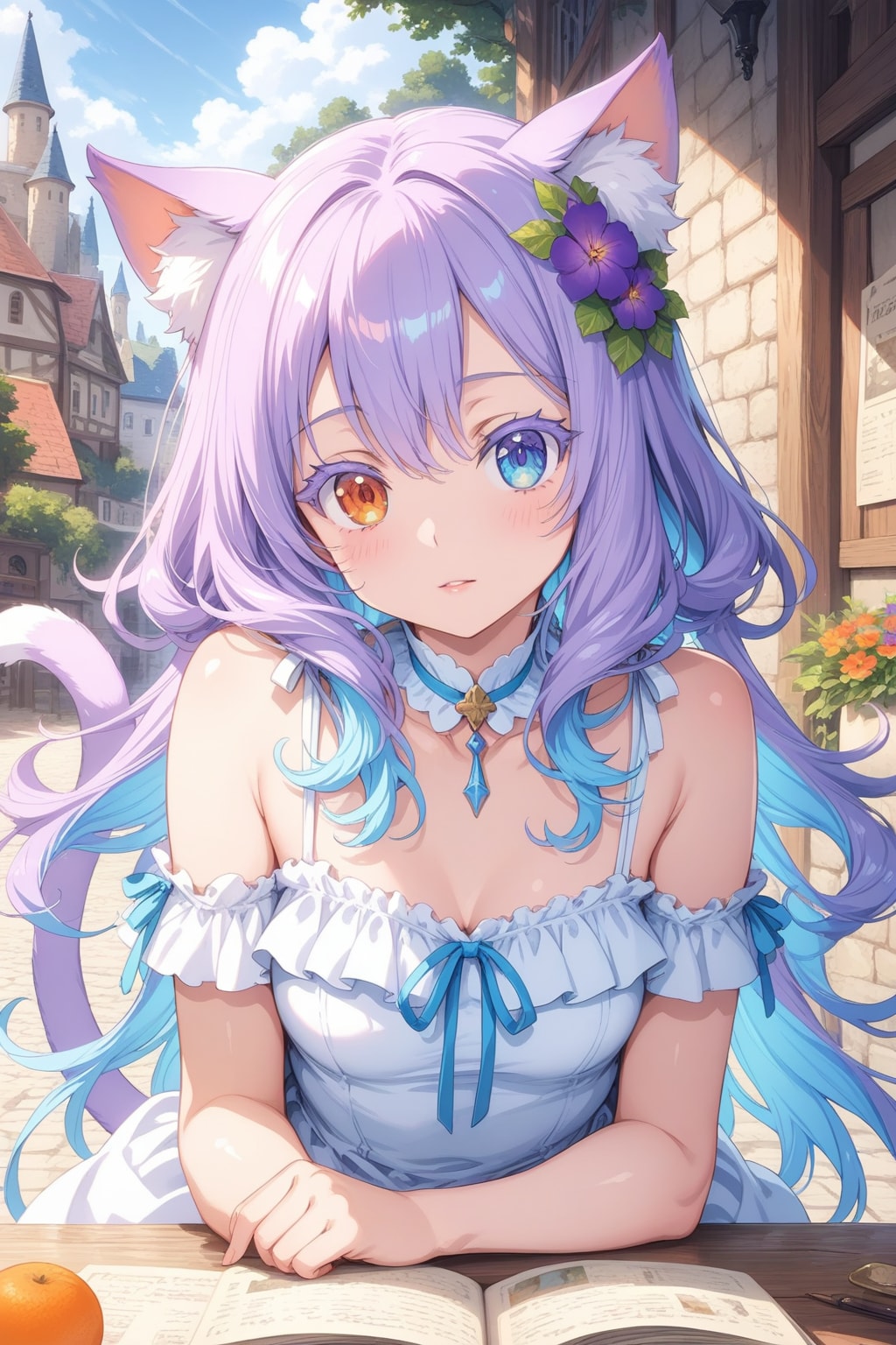 オッドアイ猫耳さん