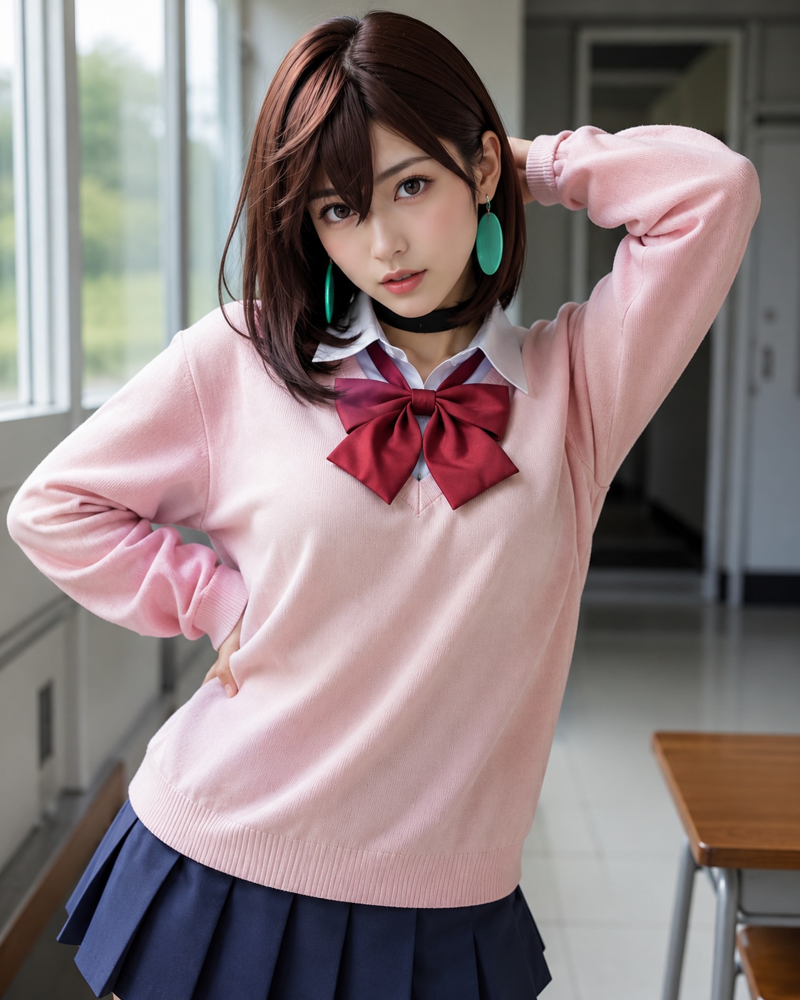 ダンダダン 綾瀬桃のコスプレ