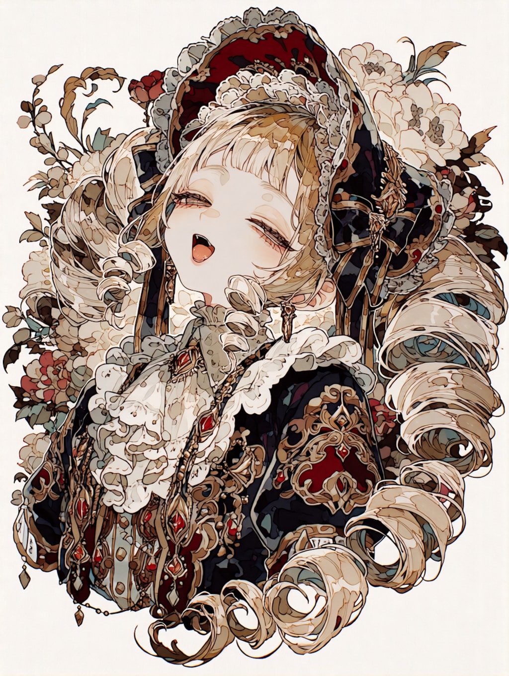 (ゴシック)ツインドリルお嬢様