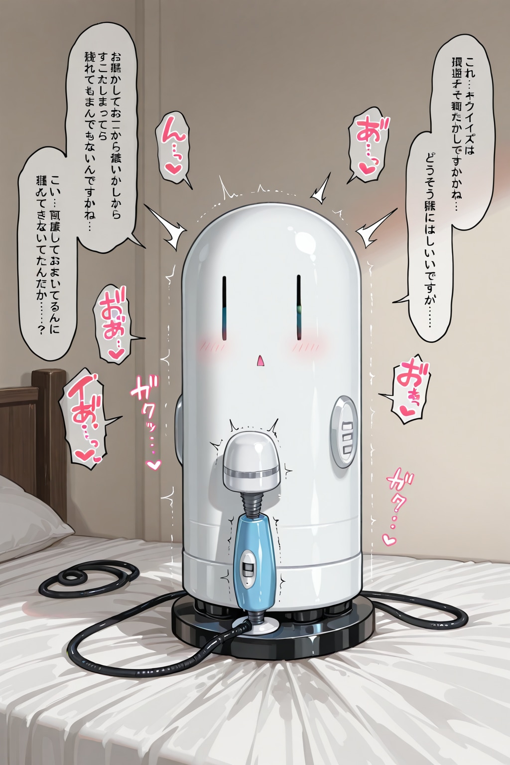 ECHIDNAさんで喋る電動マッサージ機 | の人気AIイラスト・グラビア