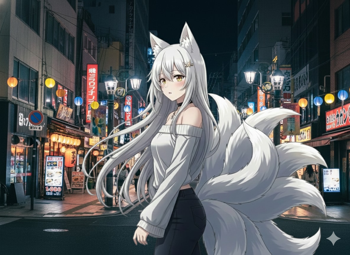 九尾のニシタチ | の人気AIイラスト・グラビア