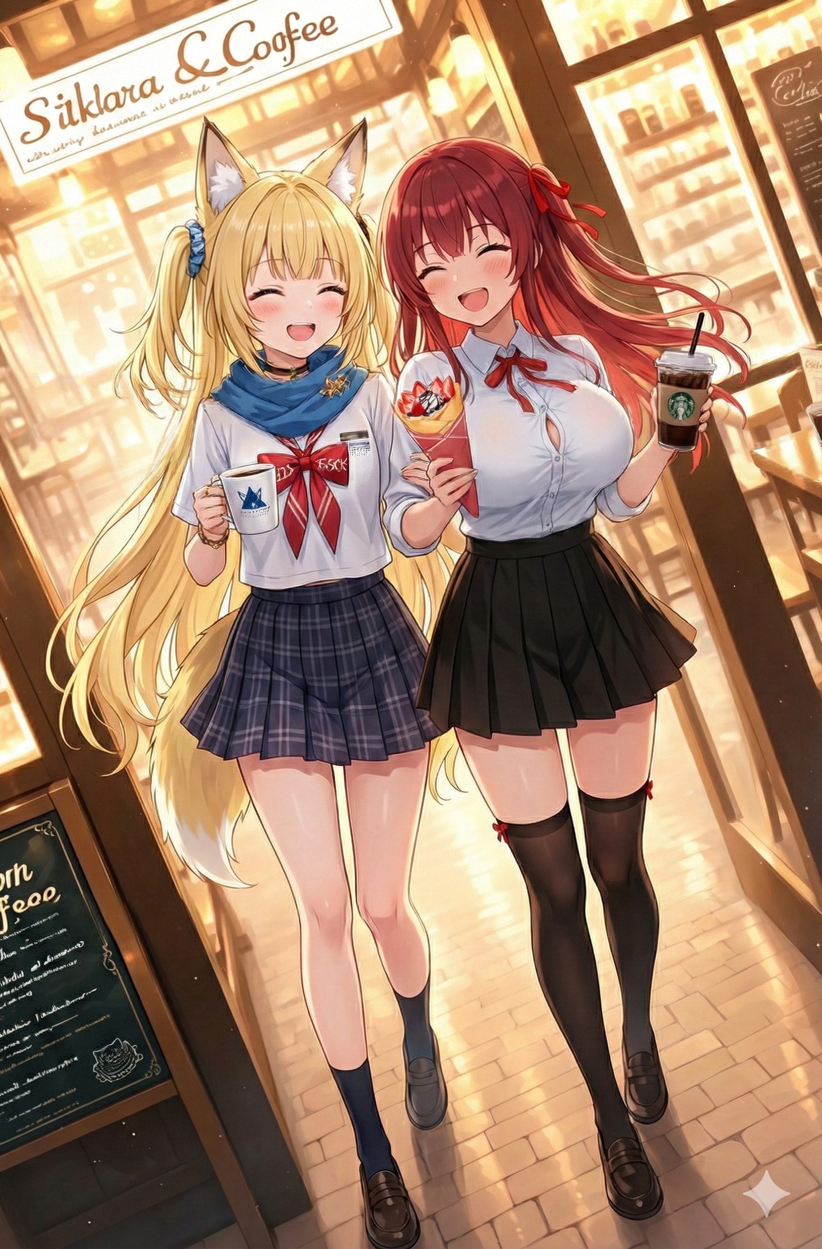 仲良し💛❤️ | の人気AIイラスト・グラビア