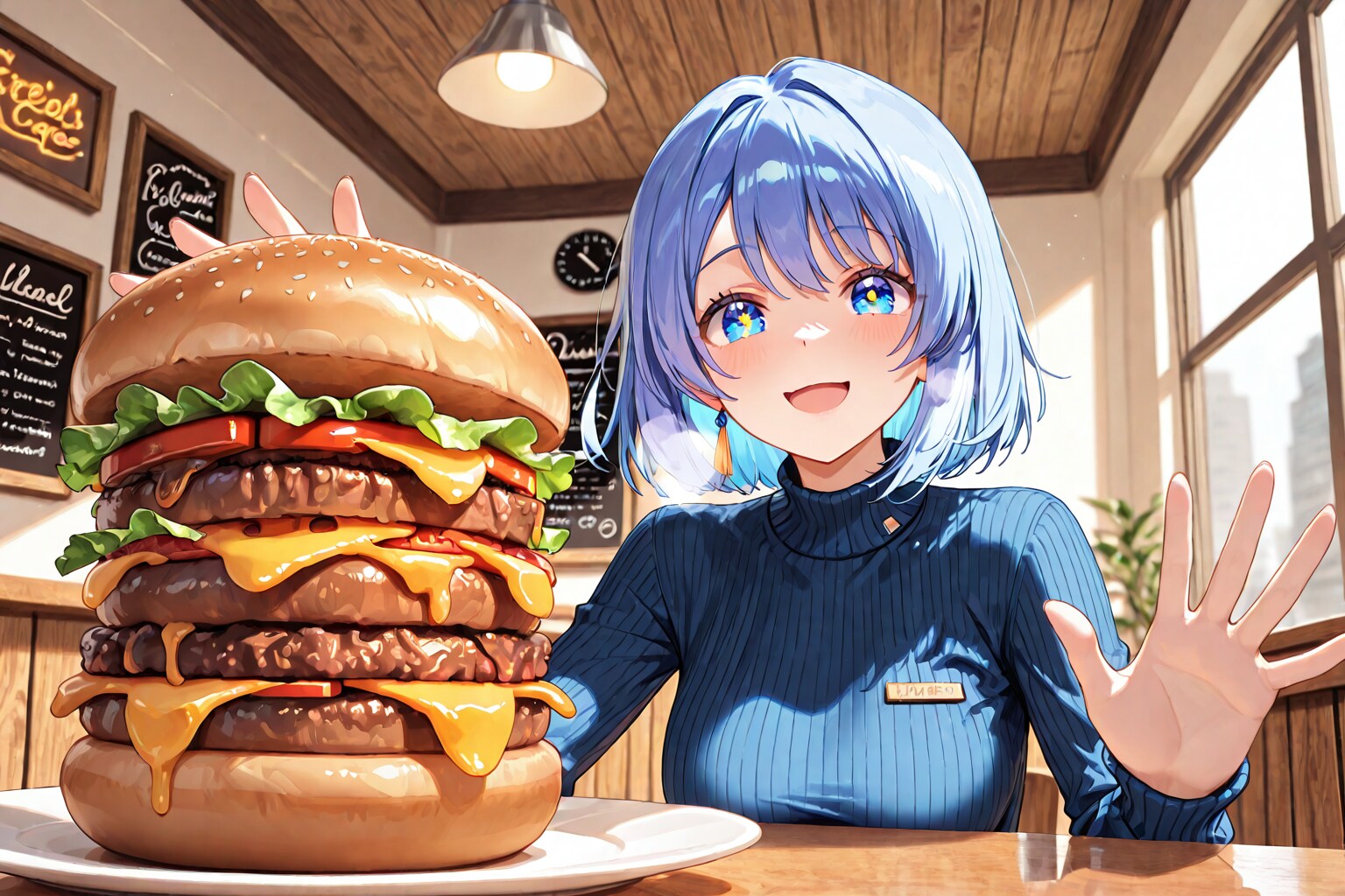 木漏れ日のバーガー