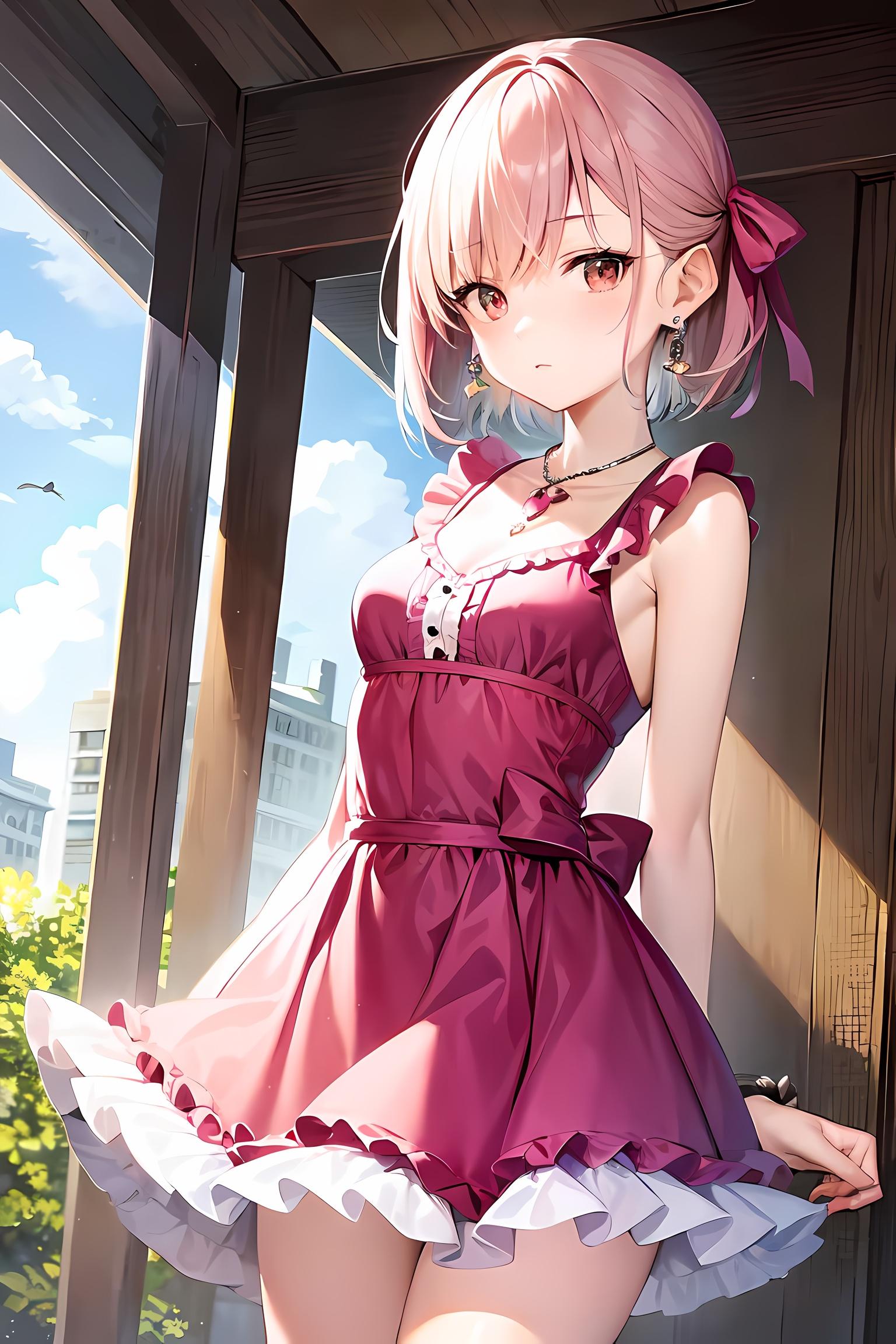 ピンクドレスの少女 #2