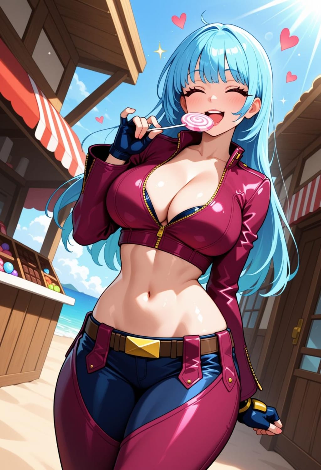 キャンディ大好きビキニ水着ボディースーツコスプレ人妻