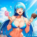 キャンディ大好きビキニ水着ボディースーツコスプレ人妻 2枚目
