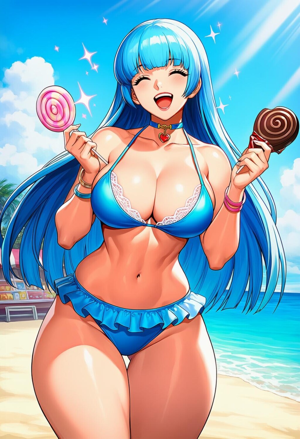 キャンディ大好きビキニ水着ボディースーツコスプレ人妻