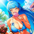 キャンディ大好きビキニ水着ボディースーツコスプレ人妻 3枚目