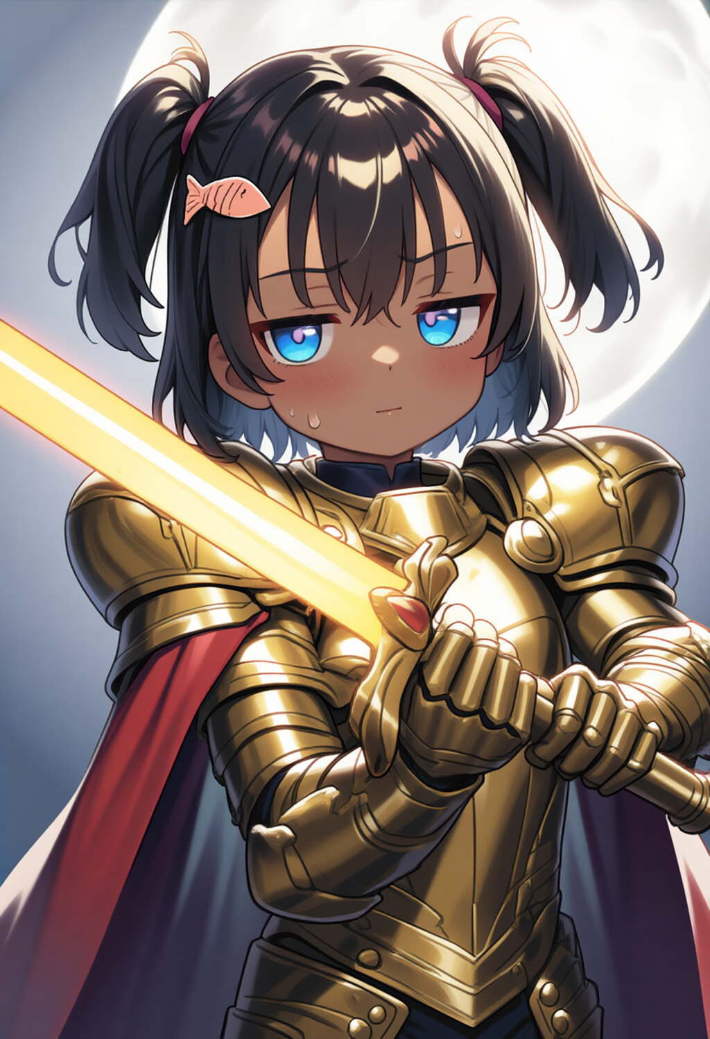 こなつちゃんの甲冑体験