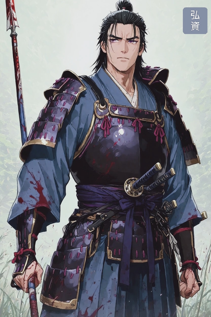 8本しめじが１人、長坂 血鑓九郎（ナガサカ チヤリクロウ） | の人気AIイラスト・グラビア