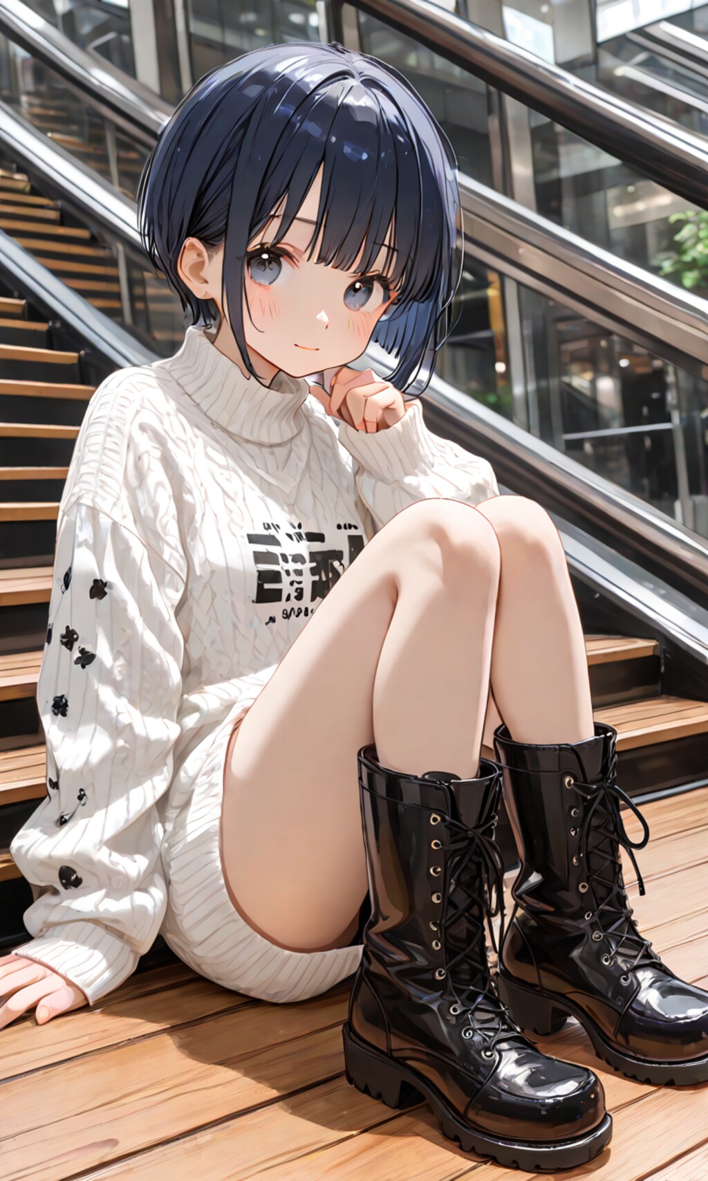 ここに座るのダメ？