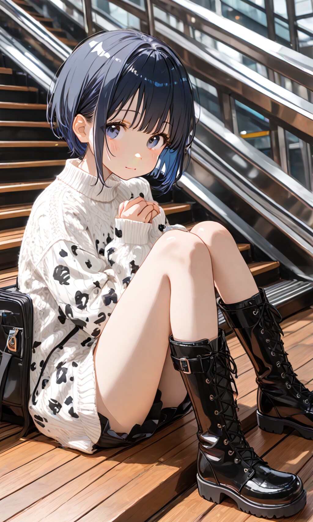 ここに座るのダメ？
