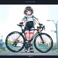 自転車ガールｗithロードバイク 10枚目