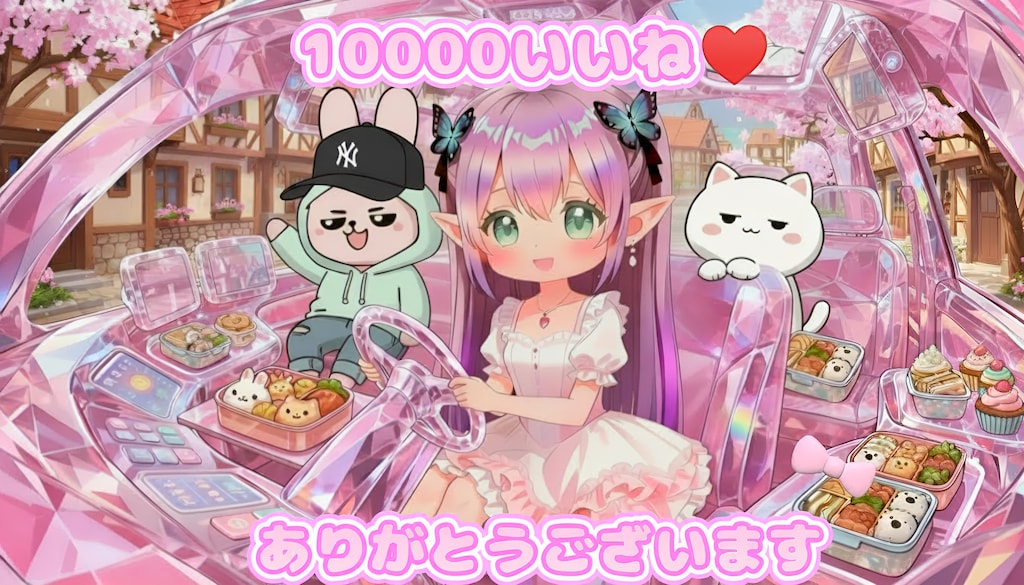 偶然キラキラの大きな乗り物が作れましたദ്ദിˊᗜˋ*)