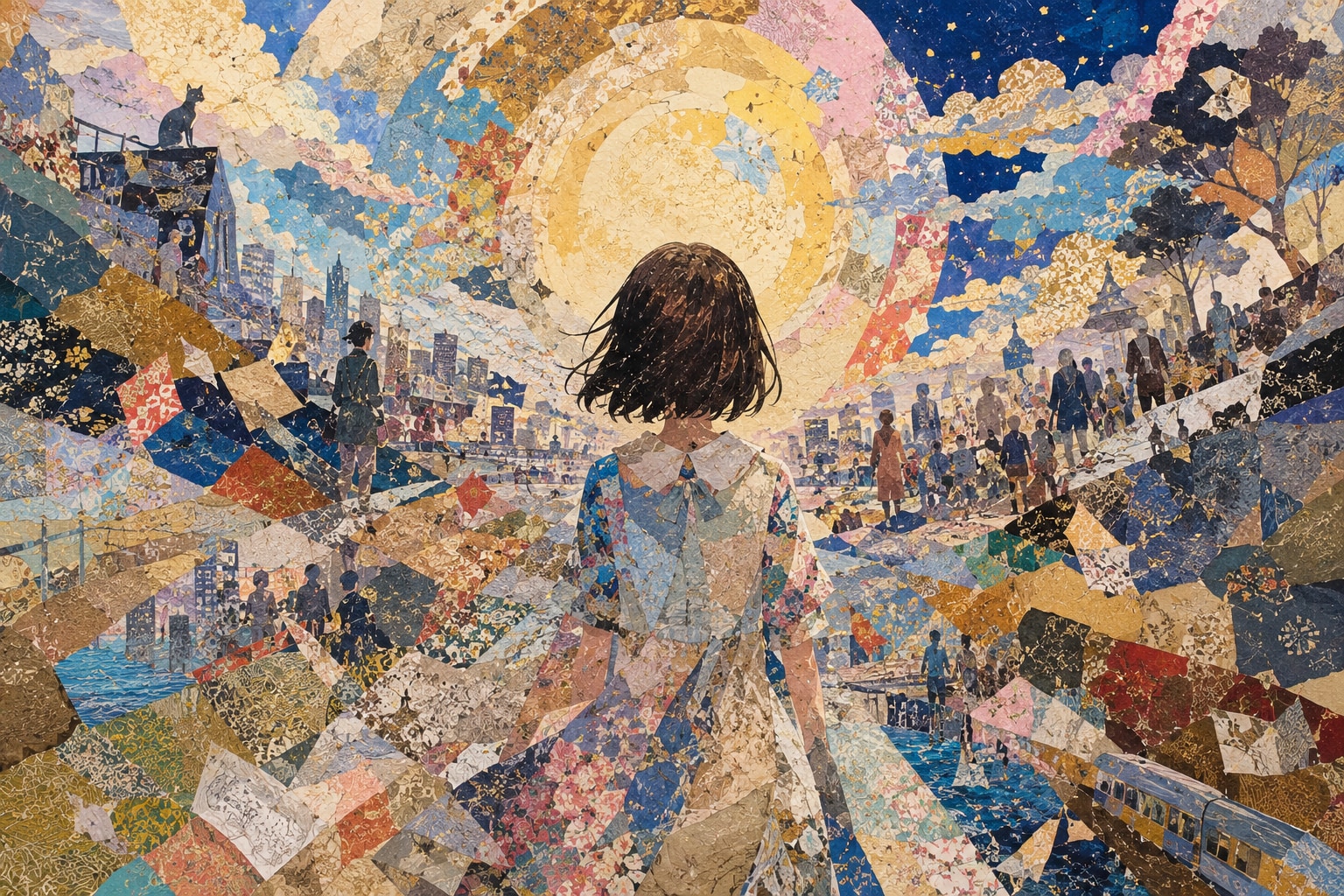 ちぎり絵「Sonder」