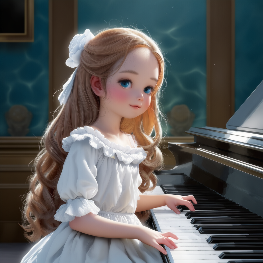 ピアノを弾く少女（エロなし/画像12枚）