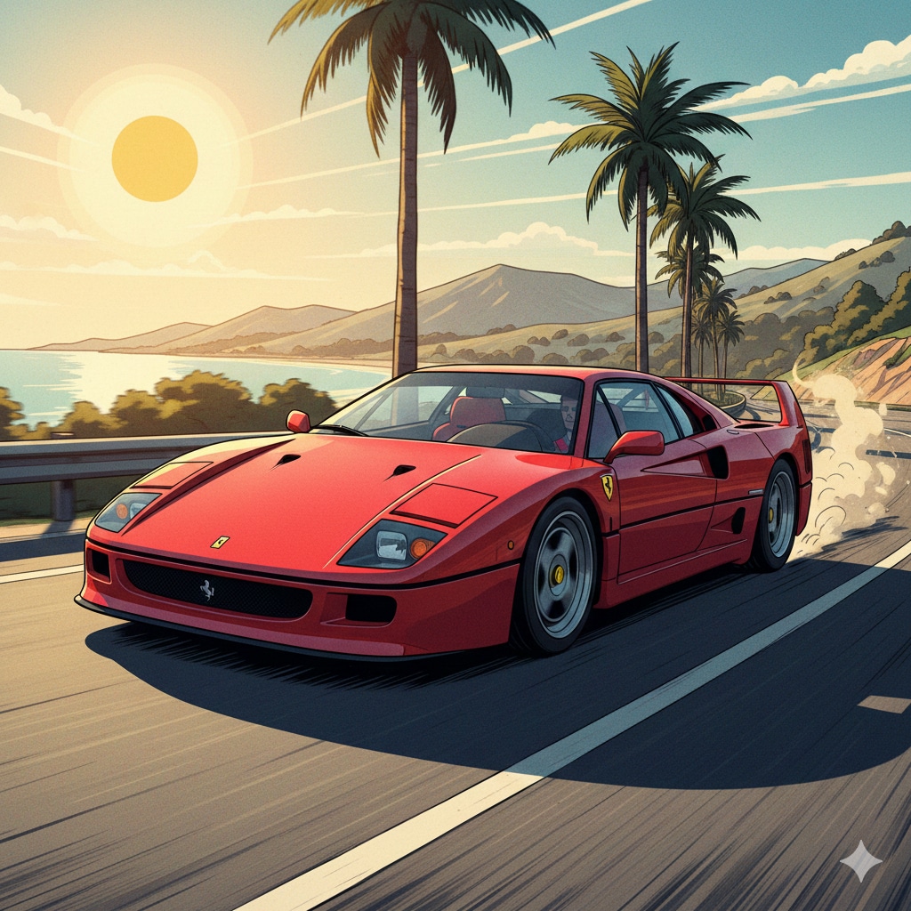 お題：フェラーリ F40