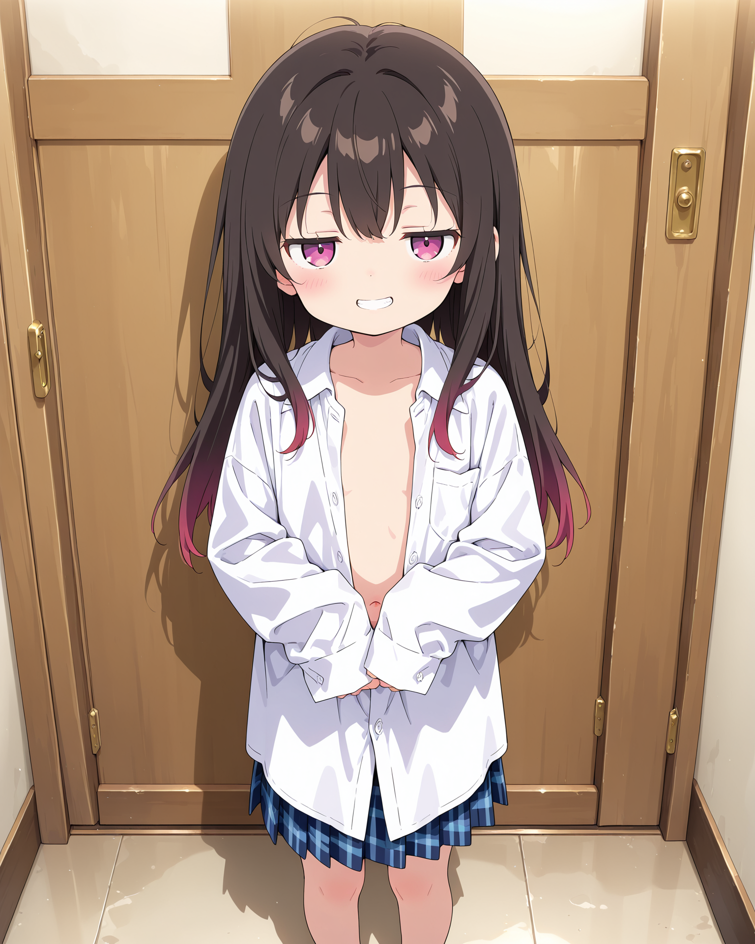 パパのシャツでっか～い