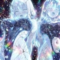 （消滅シーン中割り付き）白髪＆黒髪の悪のハイレグ美少女コンビ！必殺技で同時消滅💦 11枚目