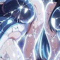 （消滅シーン中割り付き）白髪＆黒髪の悪のハイレグ美少女コンビ！必殺技で同時消滅💦 8枚目