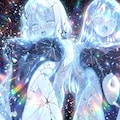 （消滅シーン中割り付き）白髪＆黒髪の悪のハイレグ美少女コンビ！必殺技で同時消滅💦 12枚目
