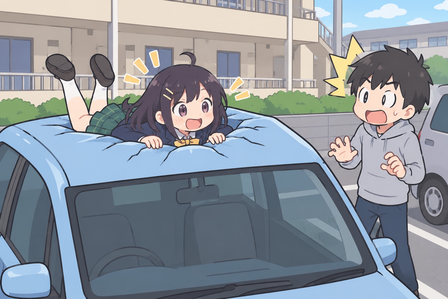 空から女の子が！ | の人気AIイラスト・グラビア