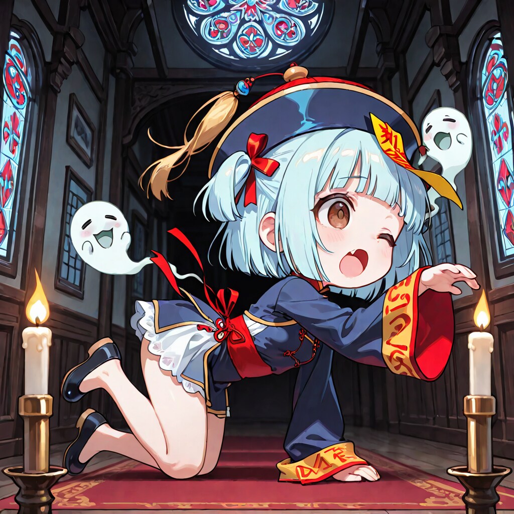 キョンシーのウズリポちゃん