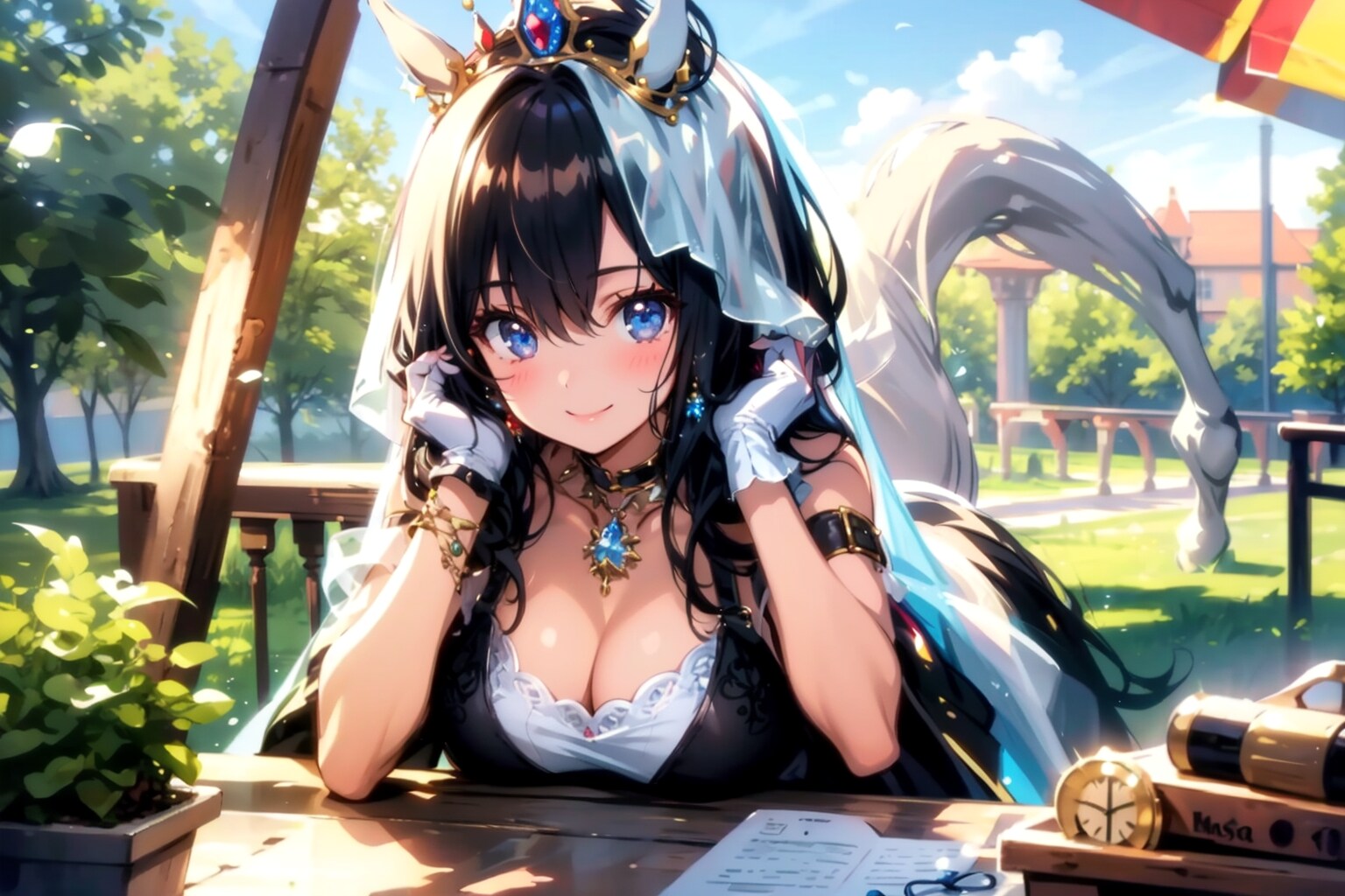 馬の化身？姫 | の人気AIイラスト・グラビア