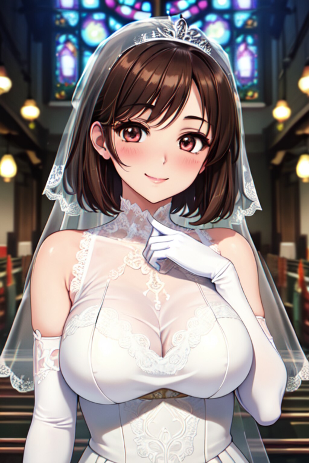 うちの子花嫁（ver.stable diffusion）