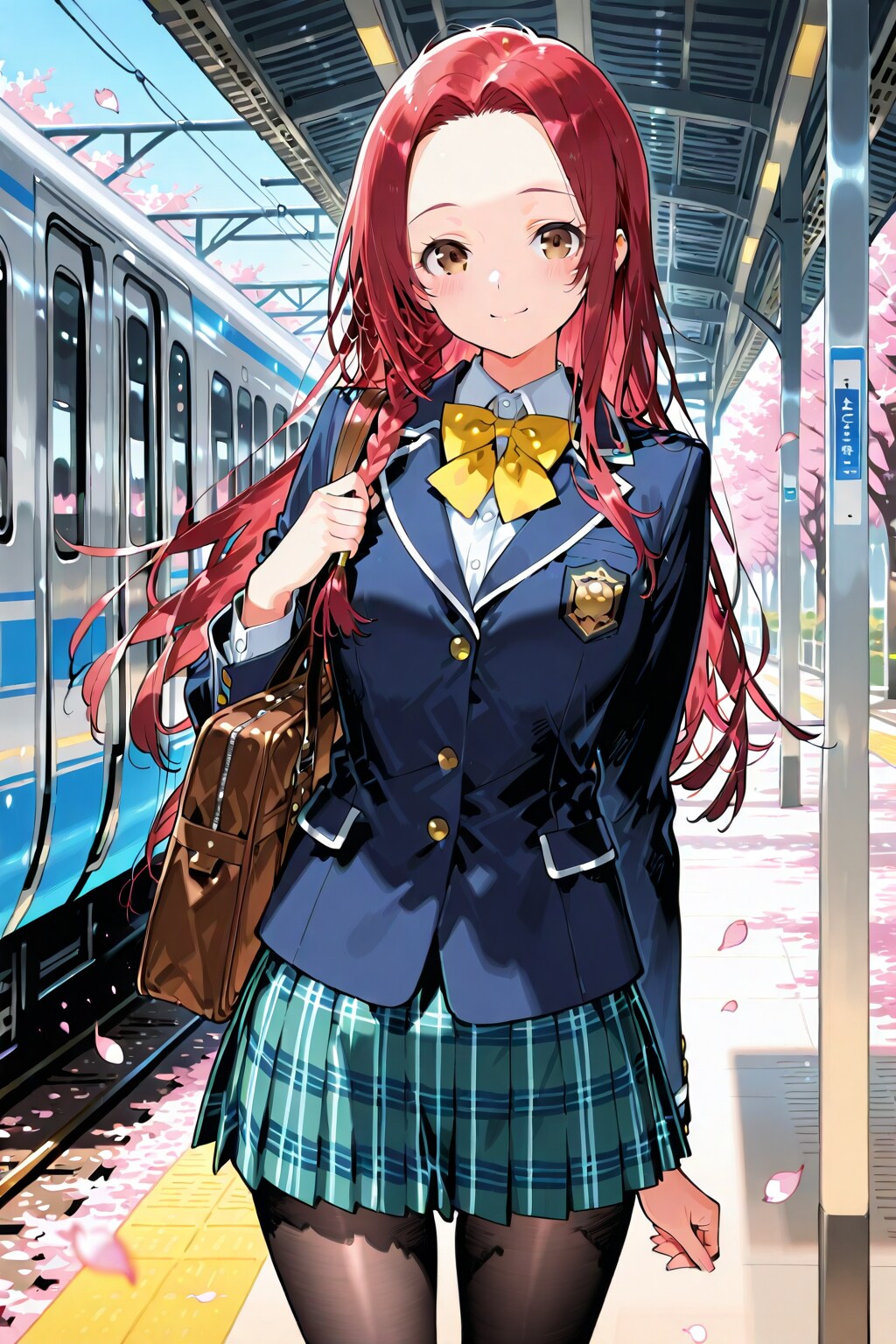 電車通学 | の人気AIイラスト・グラビア