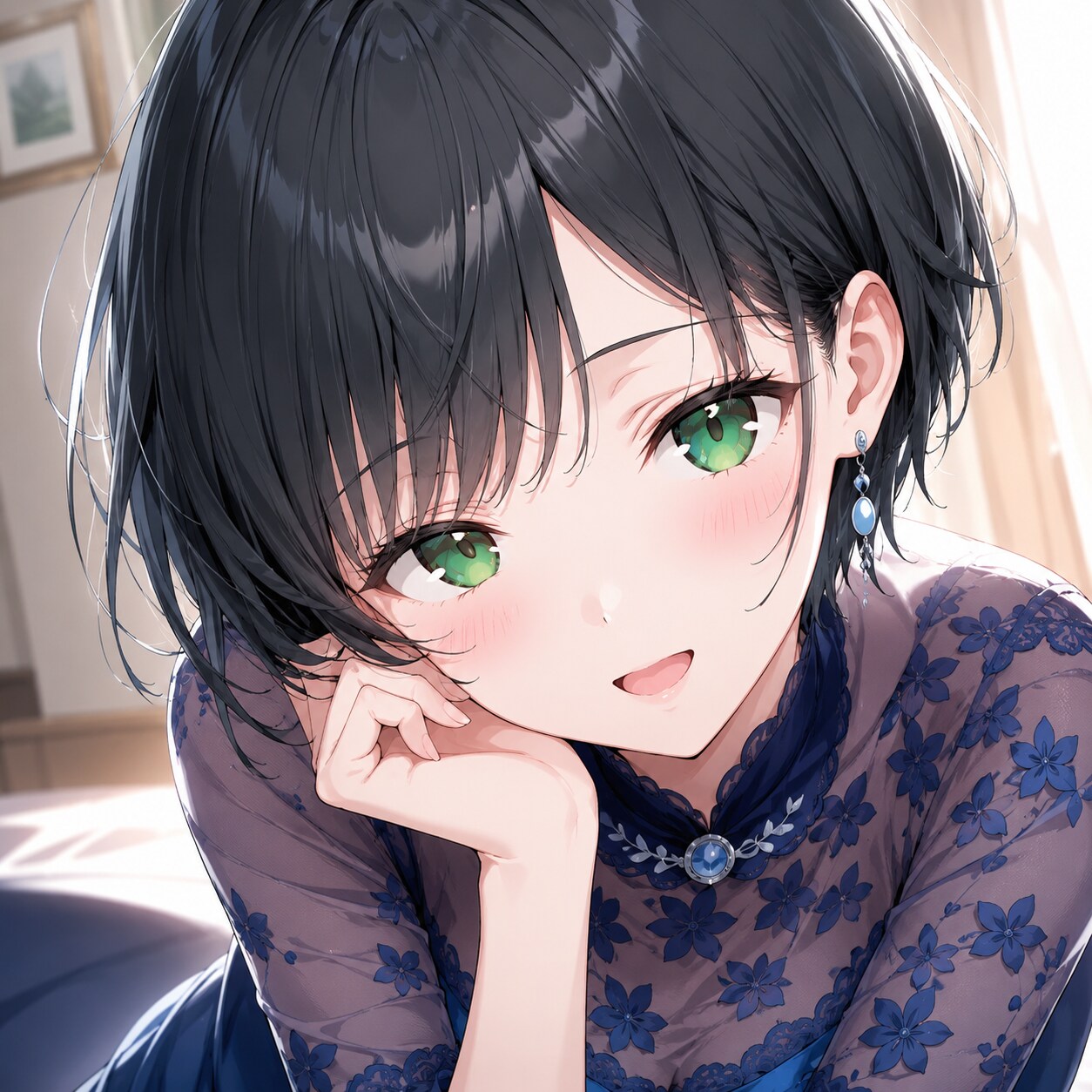 微笑む藍音ちゃん