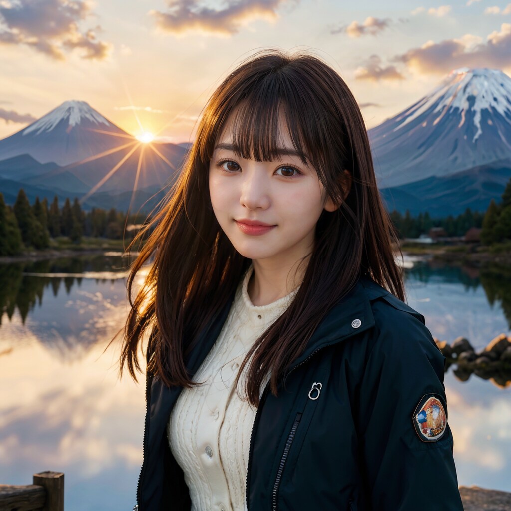 山と日の出 7/10