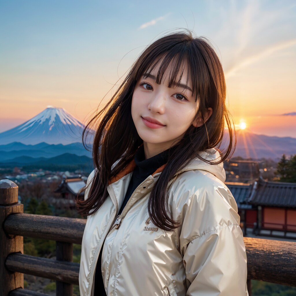山と日の出 7/10