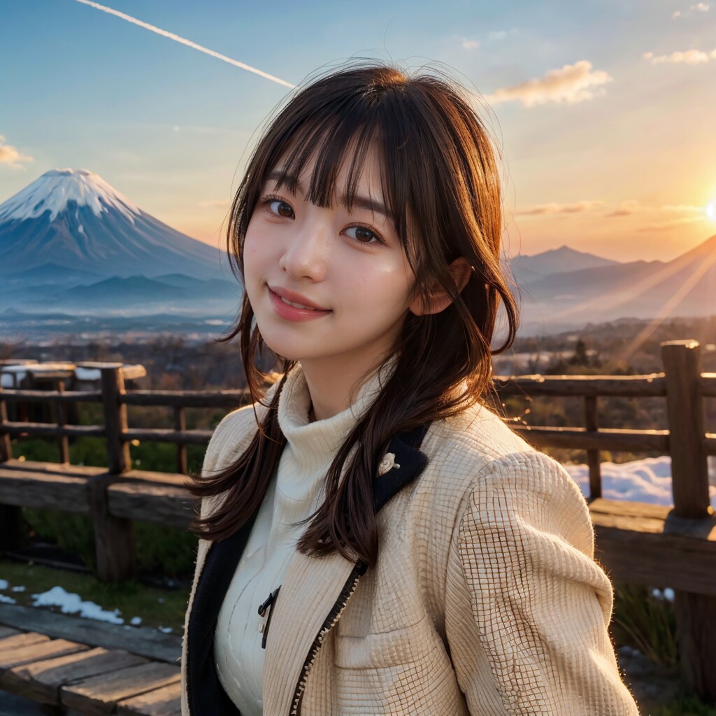 山と日の出 7/10