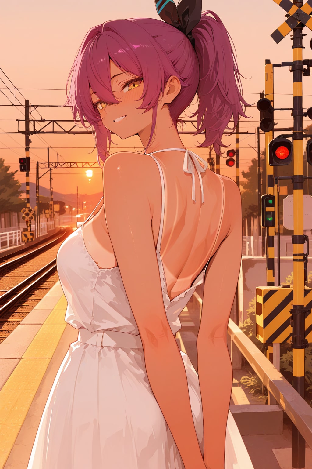 夕暮れ時と渚沙ちゃん