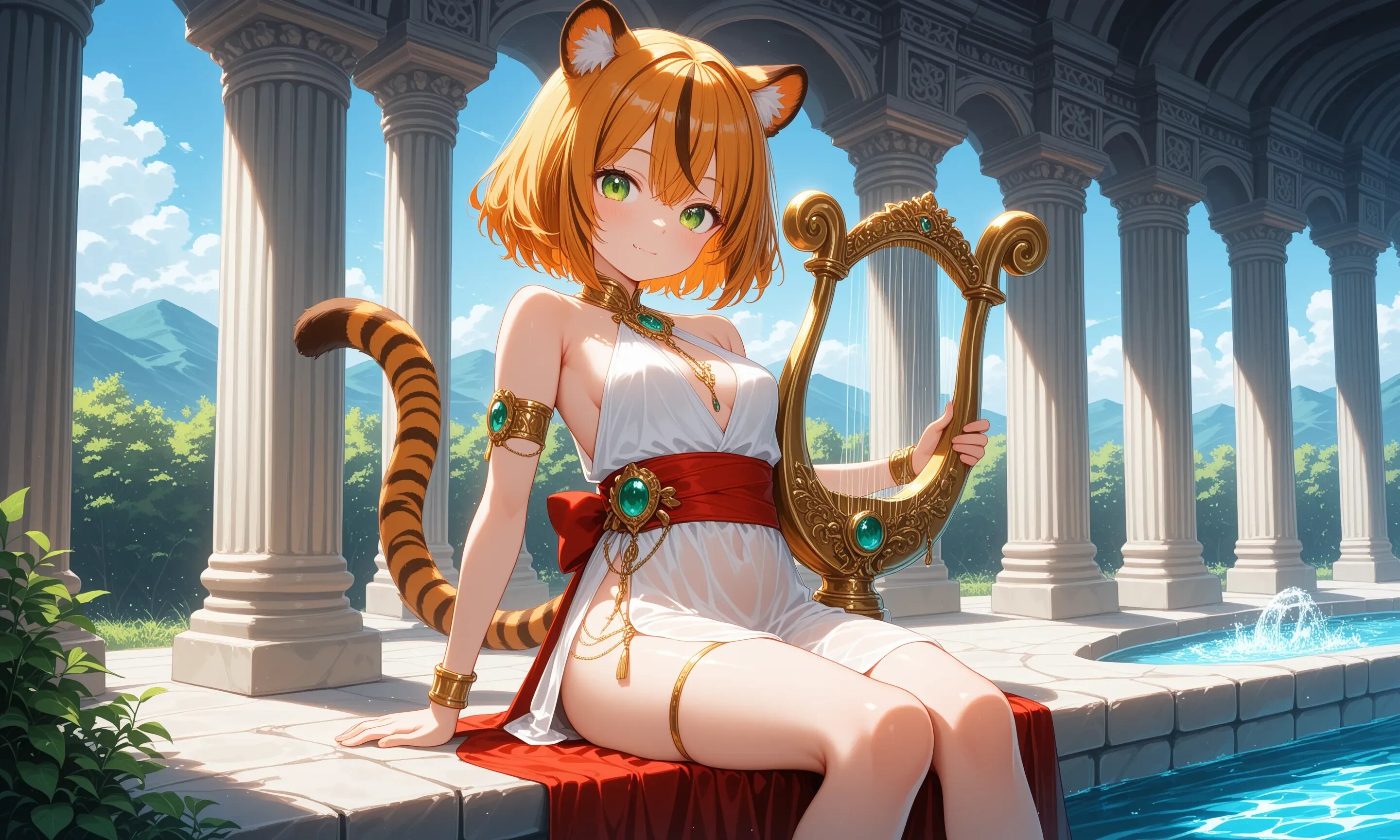 8月2日 ハープの日 | の人気AIイラスト・グラビア