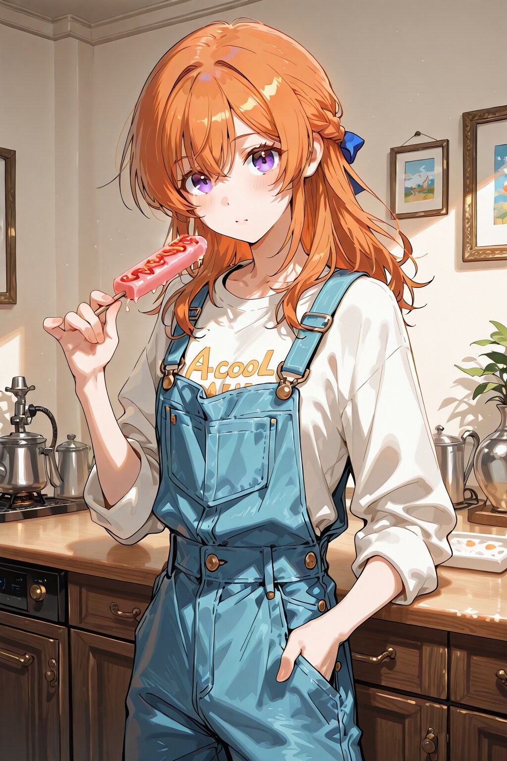 「架空ゲームでカッコウに乗り滑空するカッコいい美少女」の全体写真