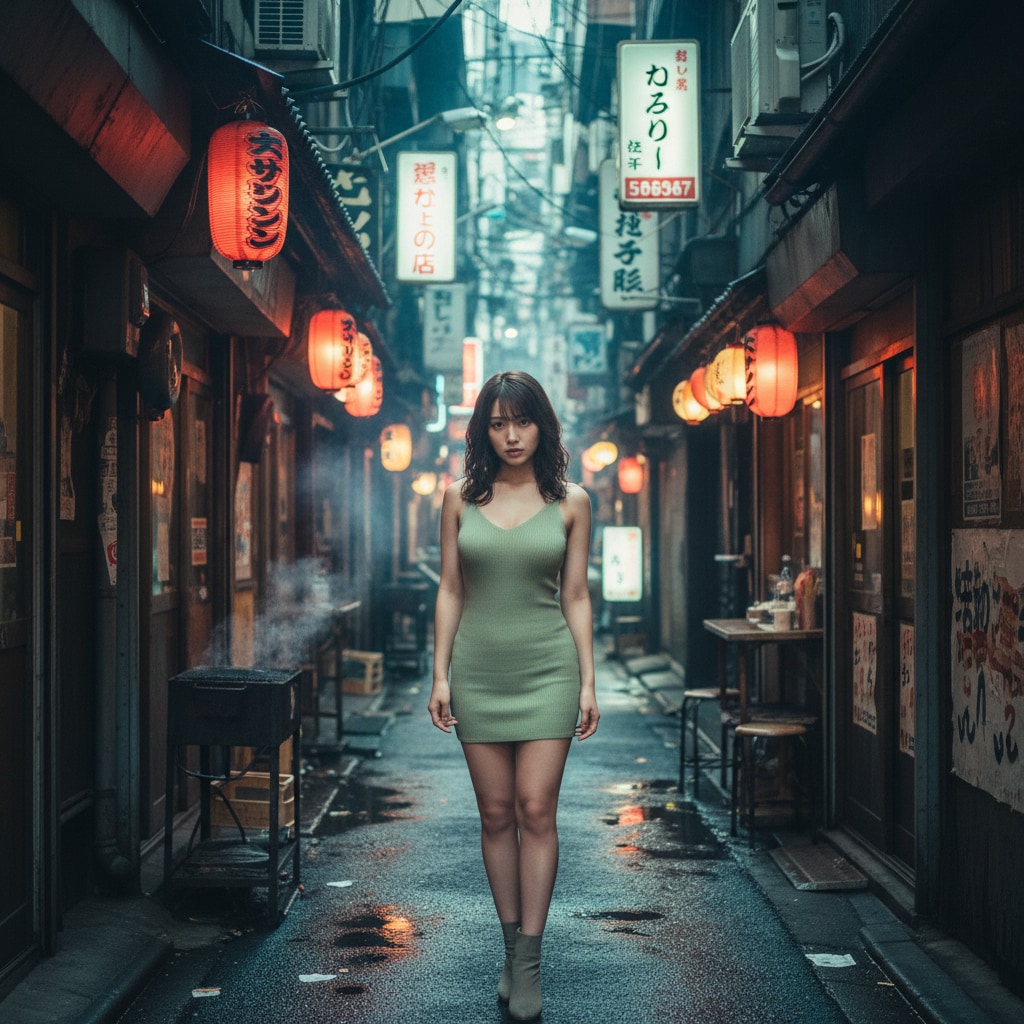 飲み屋街の裏路地