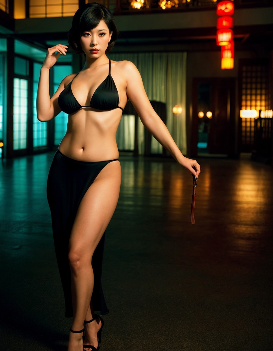 レトロな美水着レディの哀愁