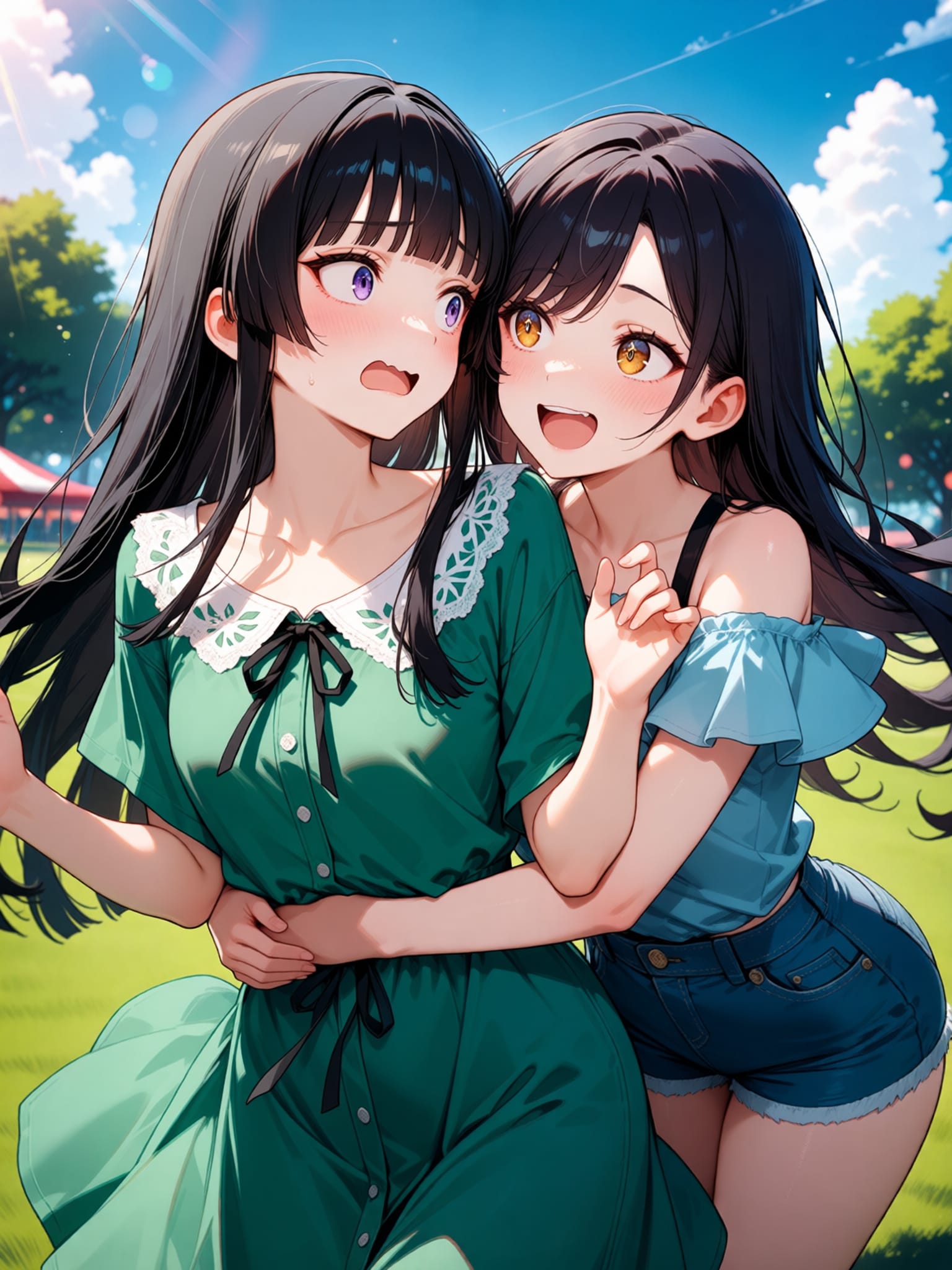 Animaで2人構図